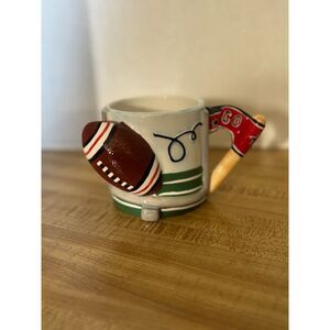 Fib Burton & Burton 3D Football Mug with Flag Handle